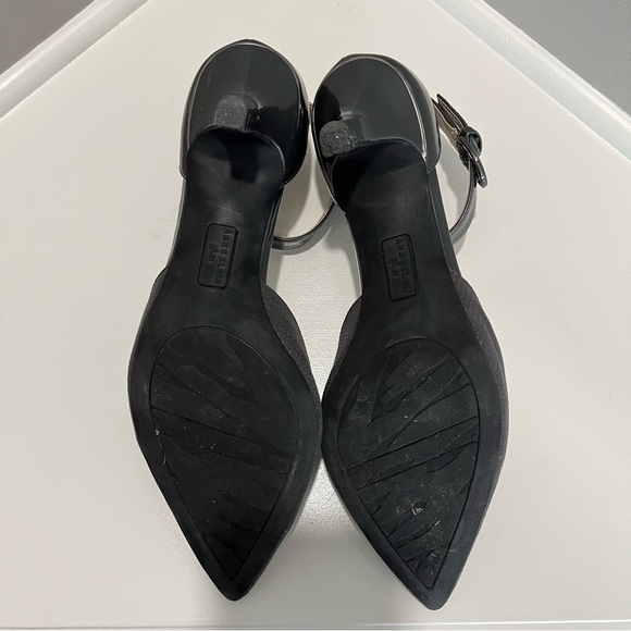 Anne Klein Fabulist Pump Gray Snakeskin Pattern Ankle Strap - Picture 9 of 13